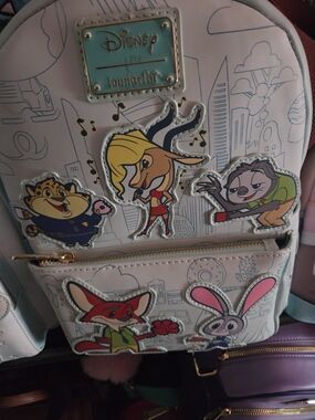 Disney Loungefly Zootopia Character Mini Backpack